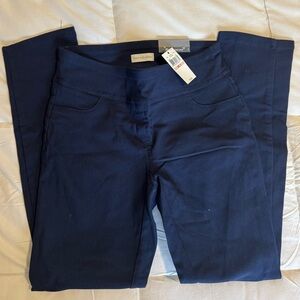 Van Heusen Super Stretch Pull on Ankle Navy Slacks